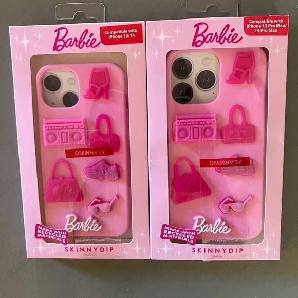 Barbie Other - Barbie Pink Skinny Dip iPhone 13 or 14 3D Rubber Phone Case